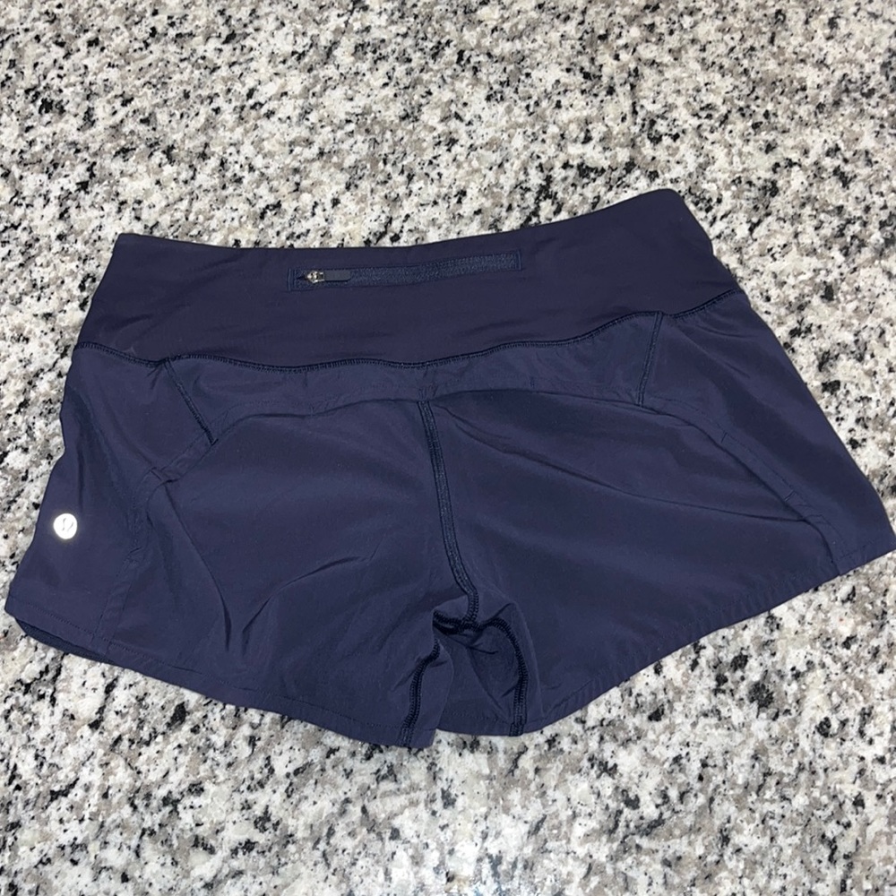 Lululemon Navy Blue Shorts Size 4 LIKE NEW
